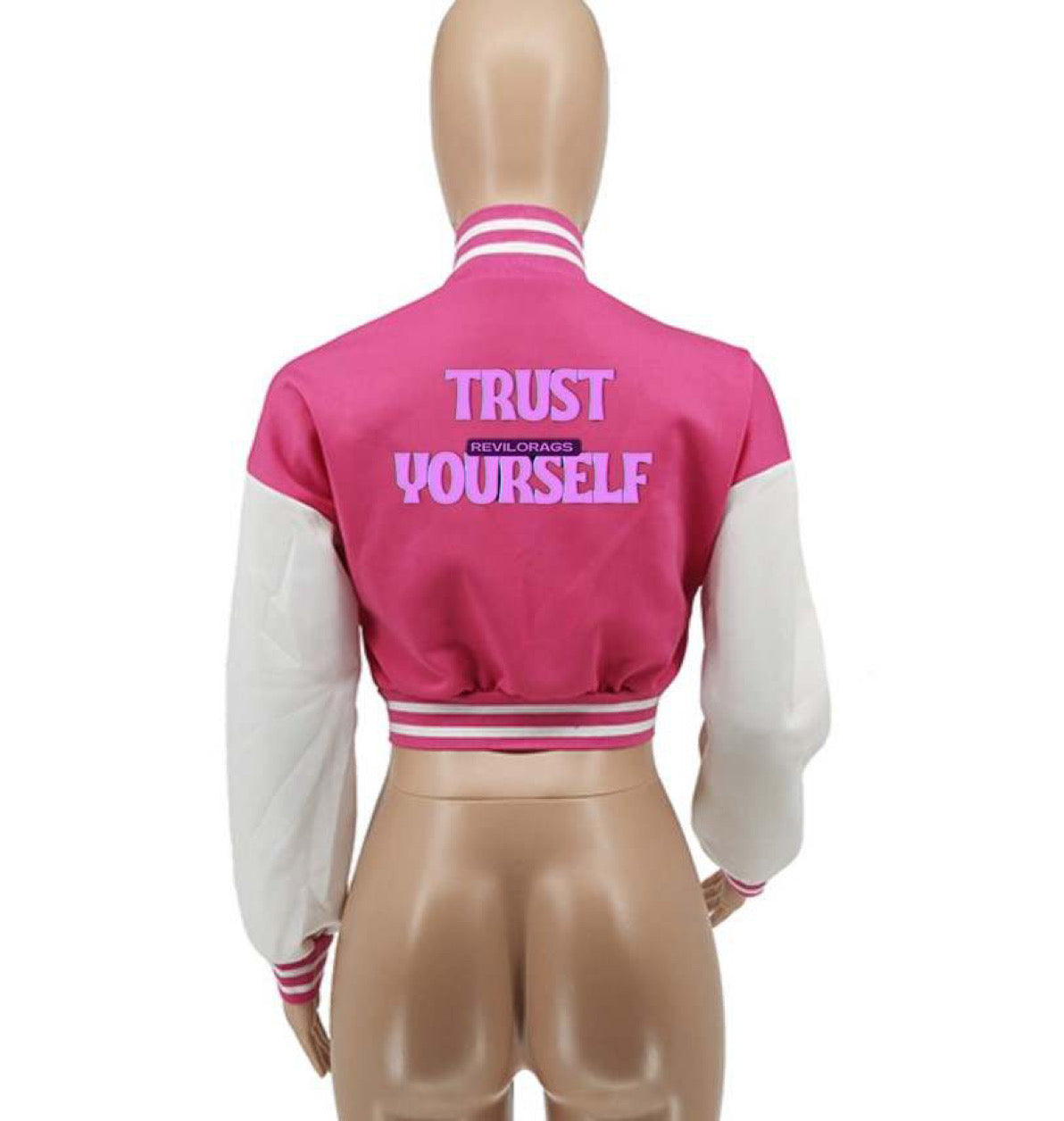 Pink  Varsity Jackets